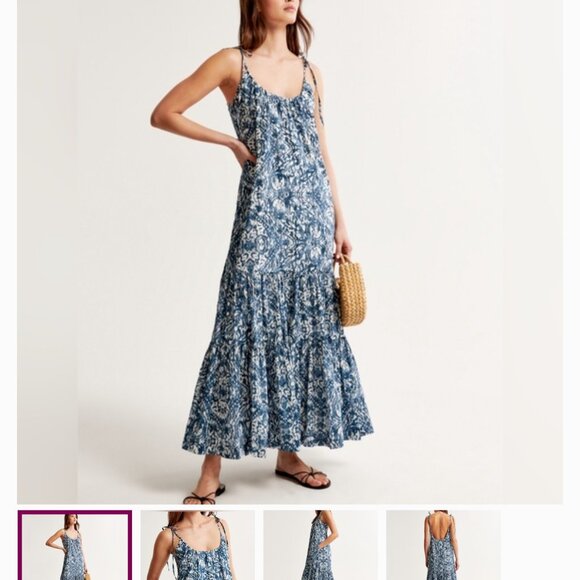 Abercrombie & Fitch Trapeze Maxi Dress - Picture 1 of 12